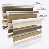 Jaluzele Impresia Zi și Noapte Wood TriTone Timber Cream