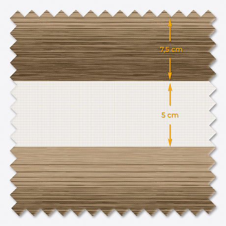 Jaluzele Impression Zi și Noapte Wood Eclipse Allure Brush