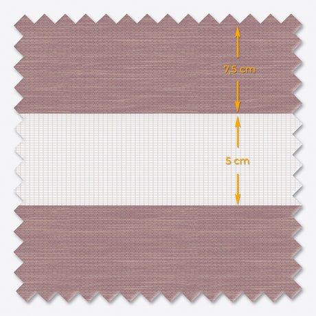 Jaluzele Impression Day & Night Wood Allure Twilight Mauve