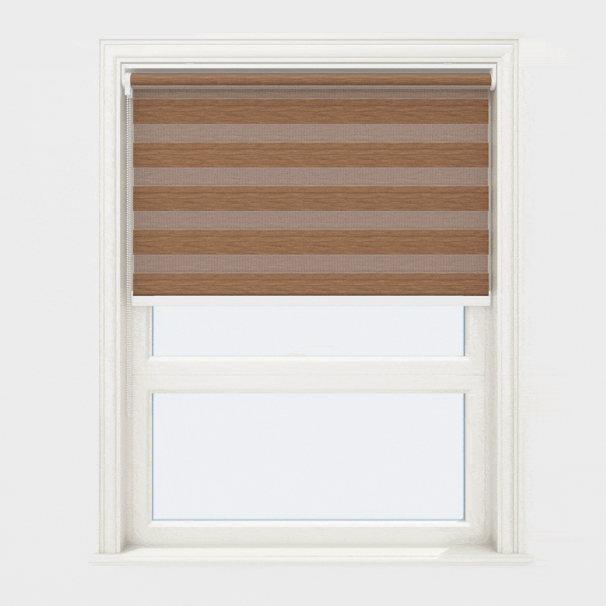 Jaluzele Impression Day and Night Wood Allure Almond