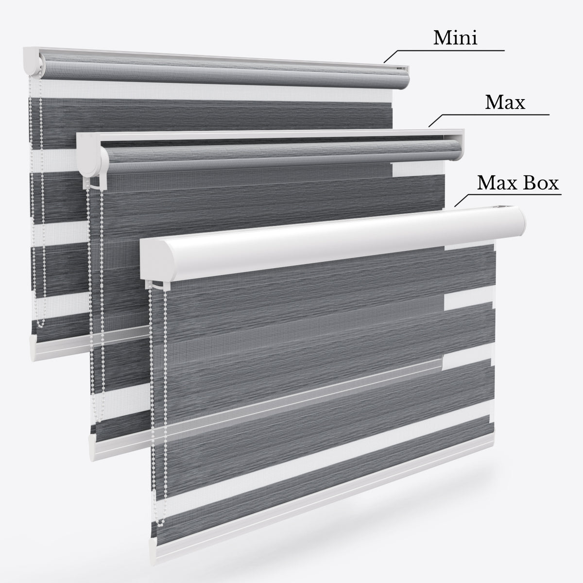 Jaluzele Impression Day & Night Wood Allure Steeple Grey