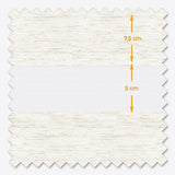 Linen Winter White Day & Night Blinds - Zen Shades