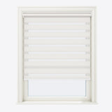 Linen Winter White Day & Night Blinds - Zen Shades