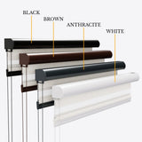 Linen Winter White Day & Night Blinds - Zen Shades
