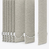 Louvolite Monroe Mineral Vertical Blinds - Zen Shades