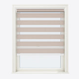 Mocha Meringue Blackout Day & Night Blinds - Zen Shades