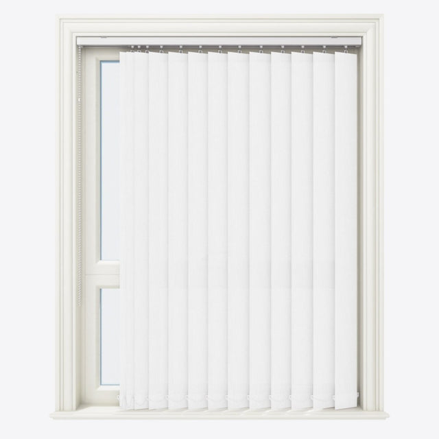 Pacific Brilliant White Vertical Blinds - Zen Shades