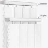 Pacific Brilliant White Vertical Blinds - Zen Shades