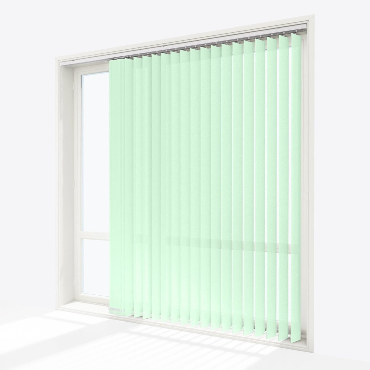 Pacific Pallid Green Vertical Blinds - Zen Shades