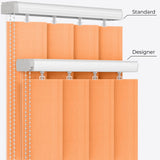 Pacific Papaya Vertical Blinds - Zen Shades