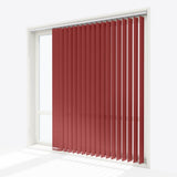 Pacific Spicy Red Vertical Blinds - Zen Shades