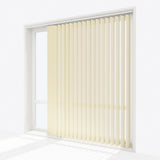 Pencil Stripe Anise Flower Vertical Blinds Replacement Slats - Zen Shades