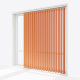 Pencil Stripe Autumn Sunset Vertical Blinds Replacement Slats - Zen Shades