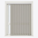 Pencil Stripe Bluish Grey Vertical Blinds Replacement Slats - Zen Shades