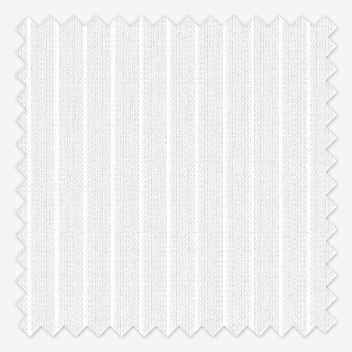 Pencil Stripe Brilliant White Vertical Blinds - Zen Shades