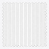 Pencil Stripe Brilliant White Vertical Blinds Replacement Slats - Zen Shades