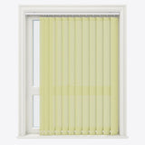 Pencil Stripe Celery Green Vertical Blinds - Zen Shades