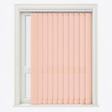 Pencil Stripe Coral Pink Vertical Blinds Replacement Slats - Zen Shades