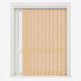 Pencil Stripe Desert Mist Vertical Blinds - Zen Shades