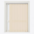 Pencil Stripe Gray Sand Vertical Blinds - Zen Shades