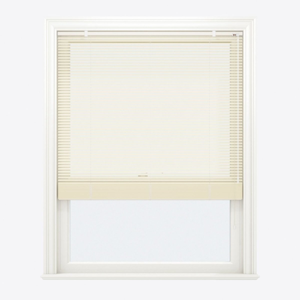 Perforated Cream Venetian Blinds - Zen Shades