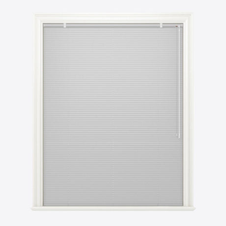 Perforated Silver Venetian Blinds - Zen Shades