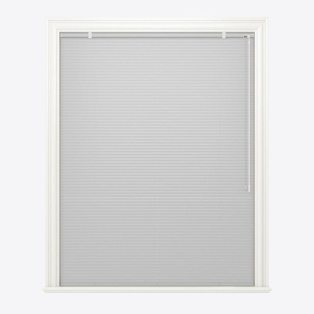 Perforated Silver Venetian Blinds - Zen Shades