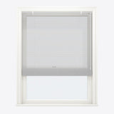 Perforated Silver Venetian Blinds - Zen Shades