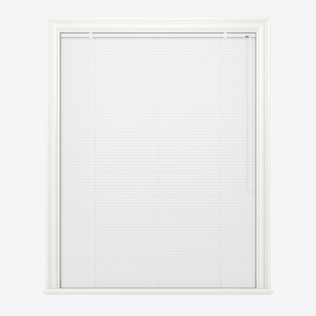 Perforated White Venetian Blinds - Zen Shades
