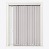Pristine Dove Blackout Vertical Blinds - Zen Shades