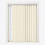 Pristine Tofu Blackout Vertical Blinds - Zen Shades