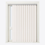 Ramina Cream Blackout PVC Vertical Blinds - Zen Shades