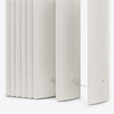 Ramina Grey Blackout PVC Vertical Blinds - Zen Shades