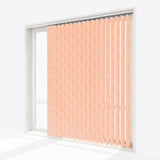 Ray Caramel Cream Vertical Blinds - Zen Shades