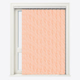 Ray Caramel Cream Vertical Blinds Replacement Slats - Zen Shades
