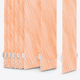 Ray Caramel Cream Vertical Blinds Replacement Slats - Zen Shades