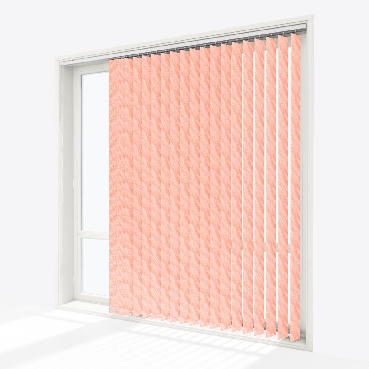 Ray Coral Pink Vertical Blinds - Zen Shades