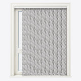 Ray Quiet Grey Vertical Blinds Replacement Slats - Zen Shades