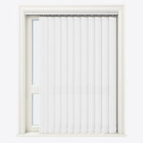 Solo Brilliant White Vertical Blinds - Zen Shades