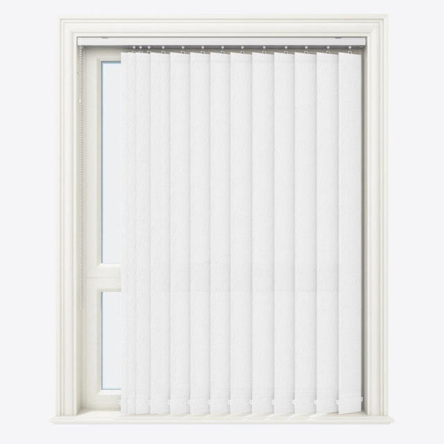 Solo Brilliant White Vertical Blinds - Zen Shades