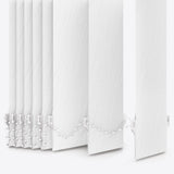 Solo Brilliant White Vertical Blinds - Zen Shades