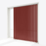 Solo Burnt Henna Vertical Blinds - Zen Shades