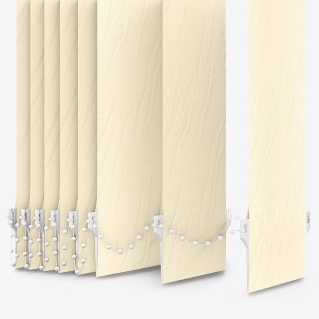 Solo Cloud Cream Vertical Blinds Replacement Slats - Zen Shades