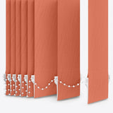 Solo Mandarin Orange Vertical Blinds - Zen Shades