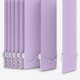 Solo Orchid Bloom Vertical Blinds - Zen Shades