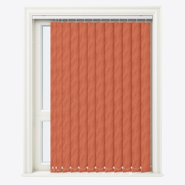 Solo Salmon Pink Vertical Blinds - Zen Shades