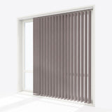 Somerton Steel Grey Vertical Blinds - Zen Shades