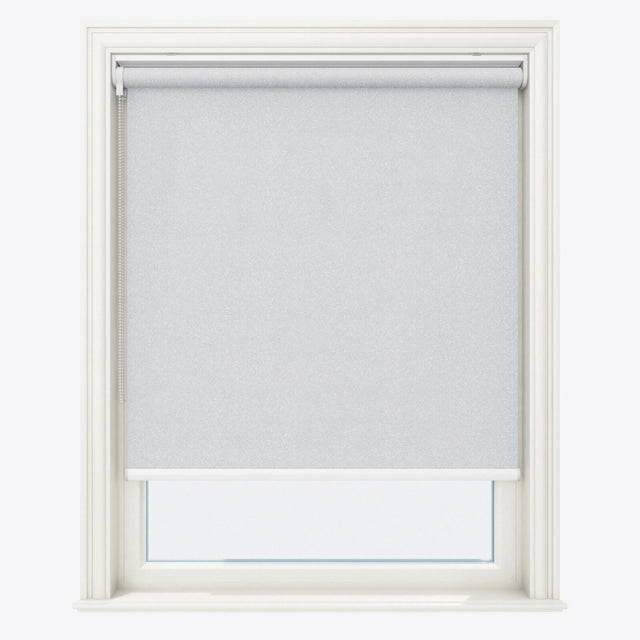 Sparkle Brilliant White Blackout Roller Blinds - Zen Shades