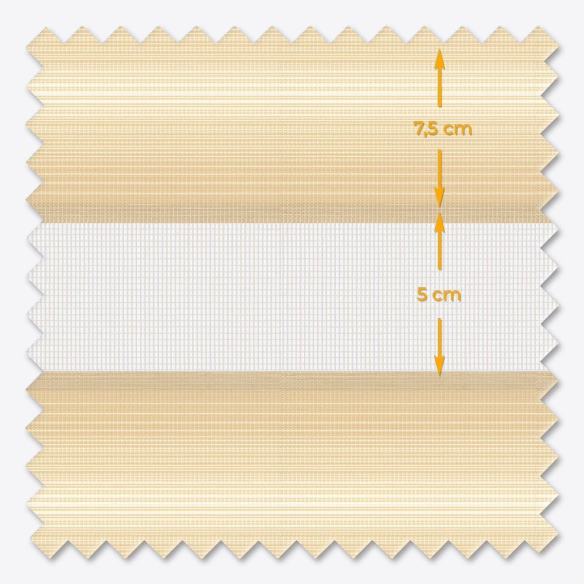 Spectrum Stripe Cream Day & Night Blinds - Zen Shades
