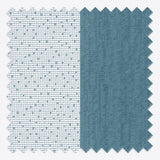 Spotted Colonial Blue Day & Night Vertical Sheer 40cm - Zen Shades